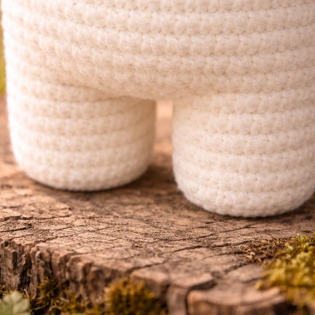 Mini-Mushy-Puppe Häkelanleitung, niedlicher Pilz, Amigurumi (PDF), anfängerfreundliches Plüschtier, Kawaii-Tierchenmuster