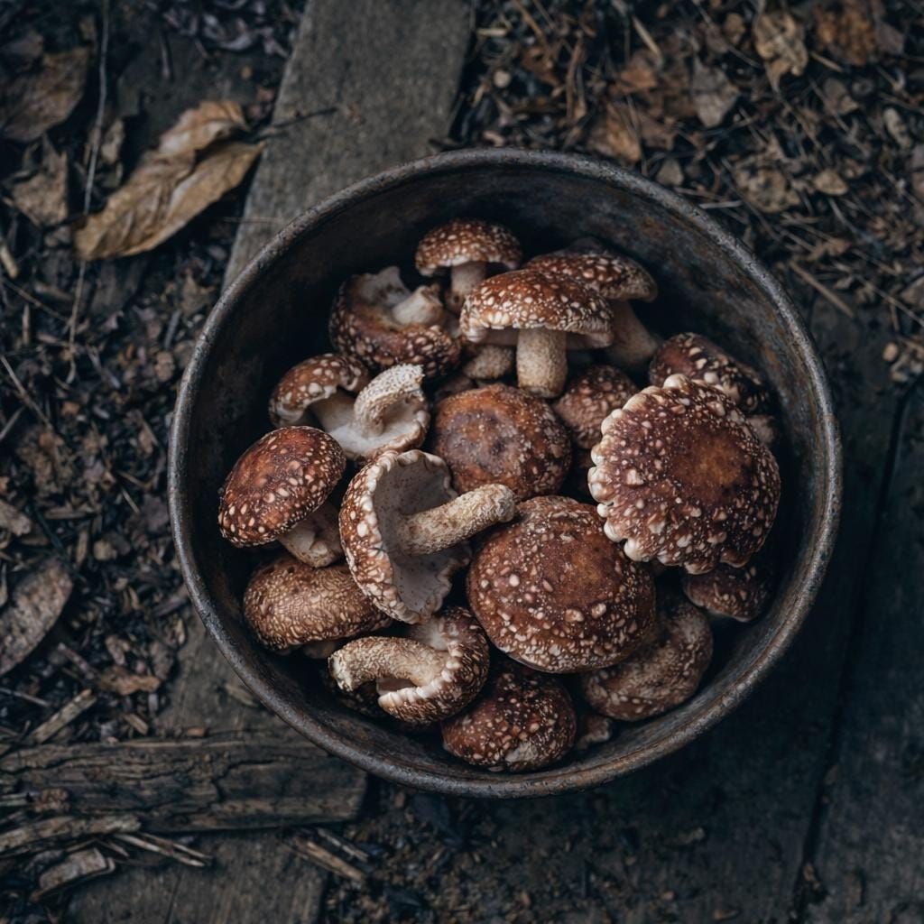 Shiitake-Flüssigkulturspritzen 10 x 10 ml | Lentinula edodes | Pilzmyzel in großen Mengen für den Anbau