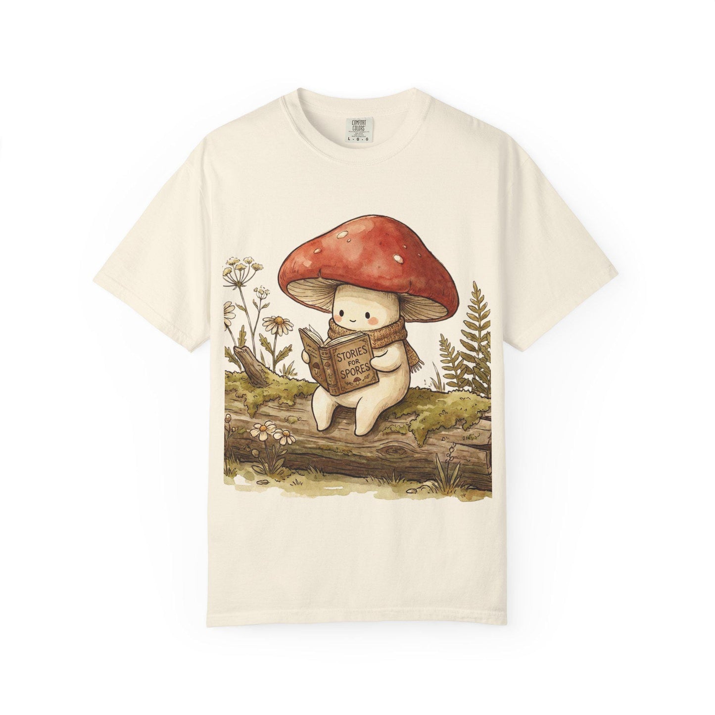 Pilz-T-Shirt Unisex | Pilzmotiv mit rotem Amanita-Print | Zauberpilze | Gärtnergeschenk | Kawaii-T-Shirt
