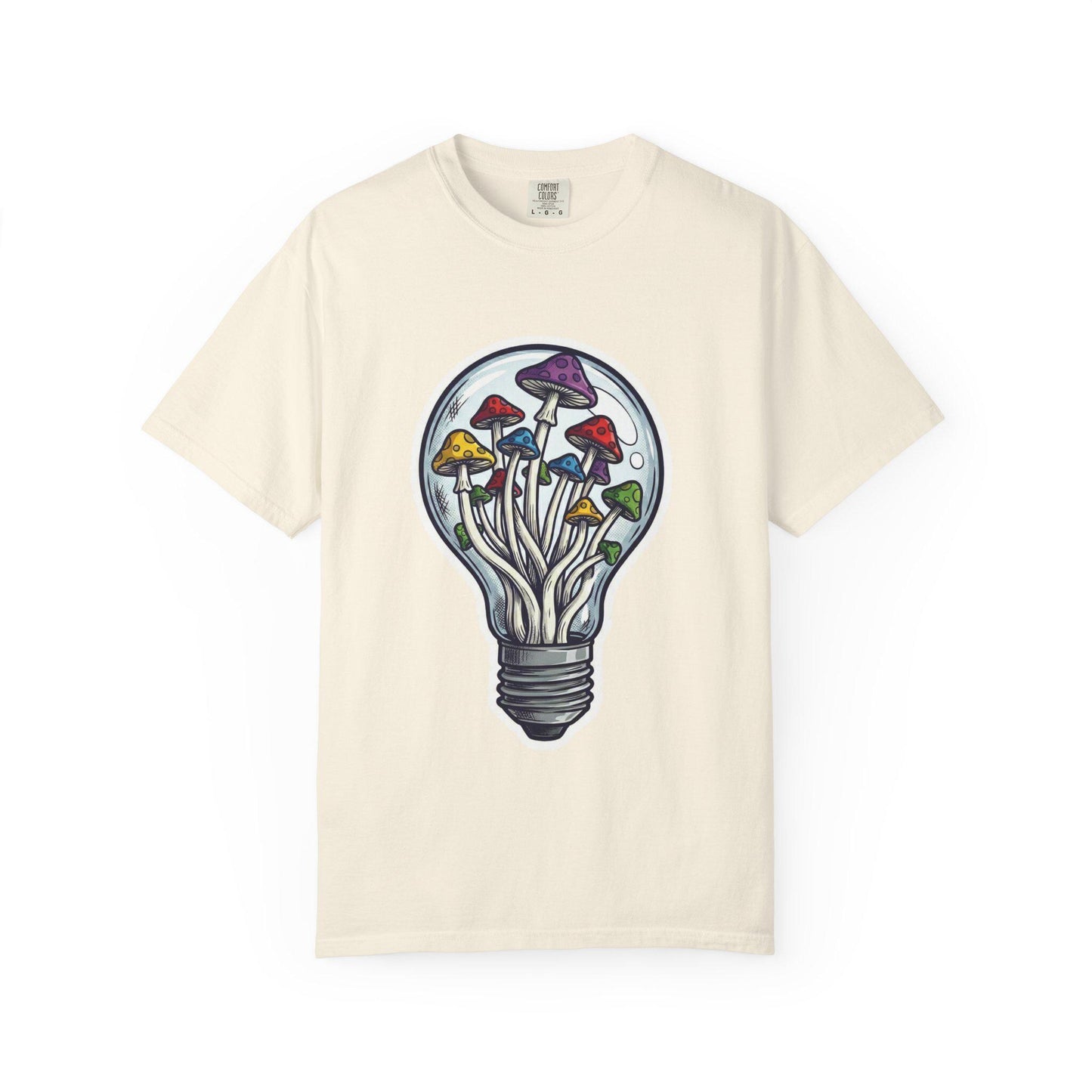 Unisex-Pilz-T-Shirt | Pilzkunst, Mykologie, Zauberpilz-Geschenk für Gärtner | Mystisches T-Shirt für Pilz-Ästhetik-Liebhaber, Garten-Shirt, Mykologie