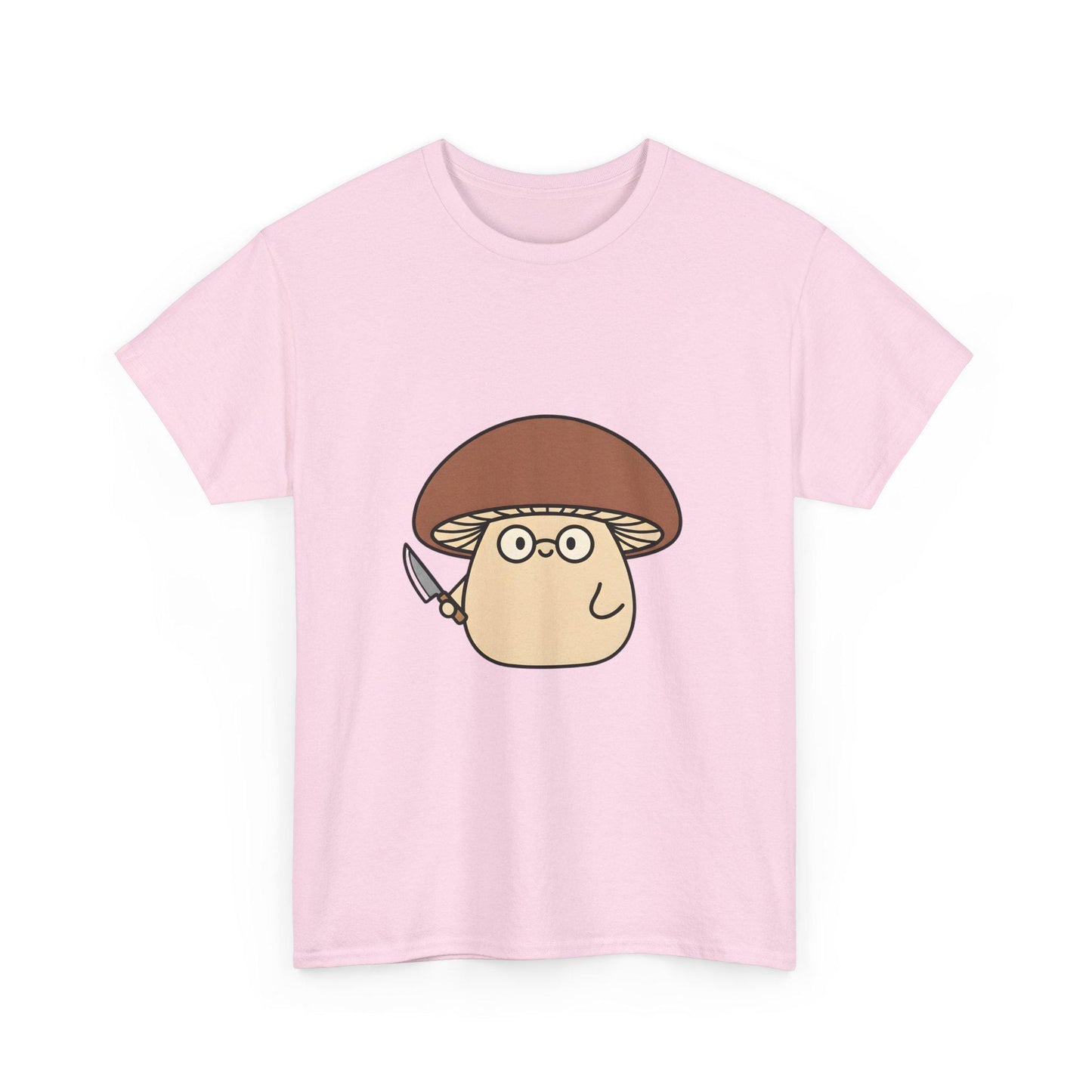 Niedliches Pilz-T-Shirt, minimalistisches, lustiges Grafik-T-Shirt, gemütliches Indie-Humor-Shirt, skurriles Pilz-Top, Unisex-Baumwoll-T-Shirt