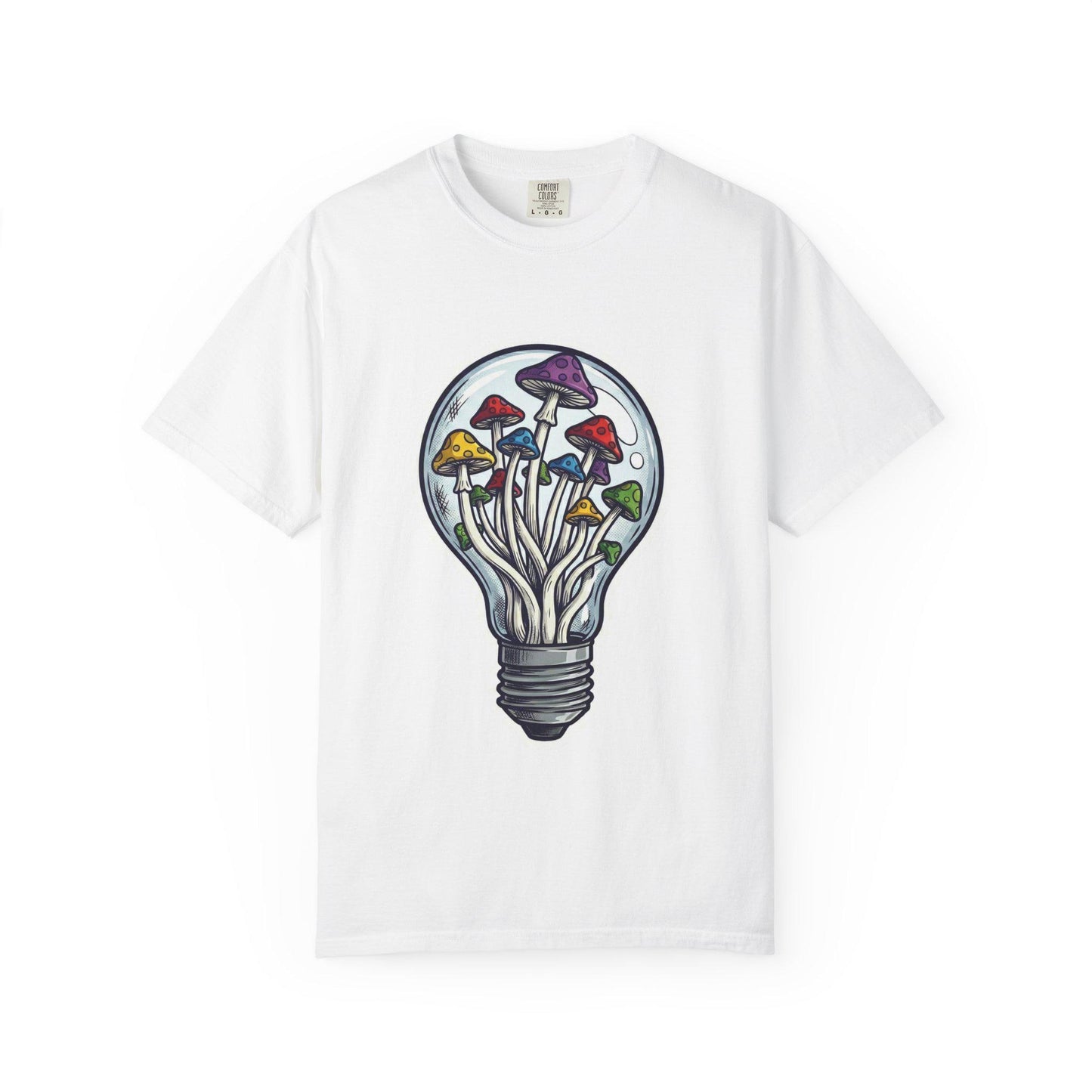 Unisex-Pilz-T-Shirt | Pilzkunst, Mykologie, Zauberpilz-Geschenk für Gärtner | Mystisches T-Shirt für Pilz-Ästhetik-Liebhaber, Garten-Shirt, Mykologie